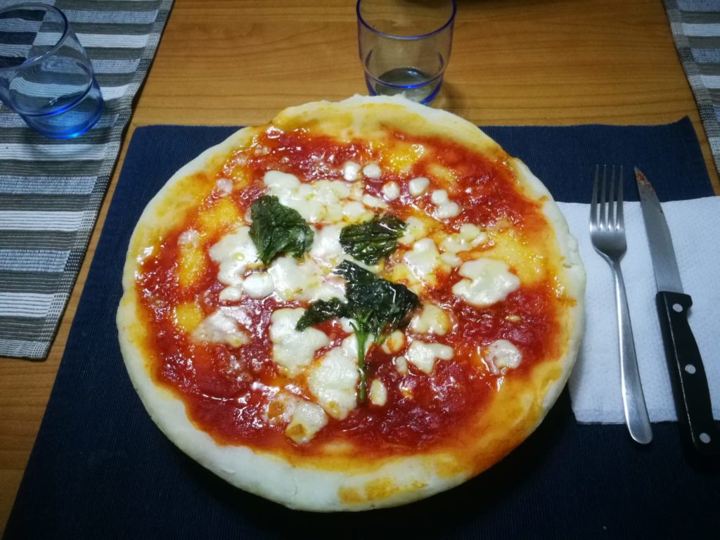 Pizza margherita senza glutine