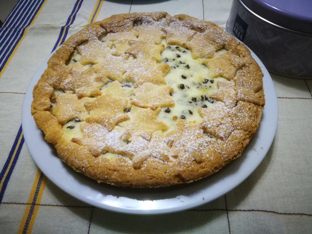 Crostata ricotta e cioccolato senza glutine