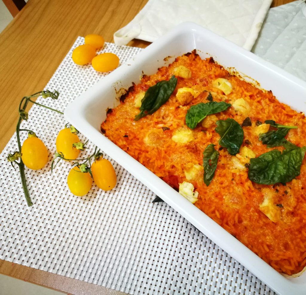 Risotto al pomodoro al forno