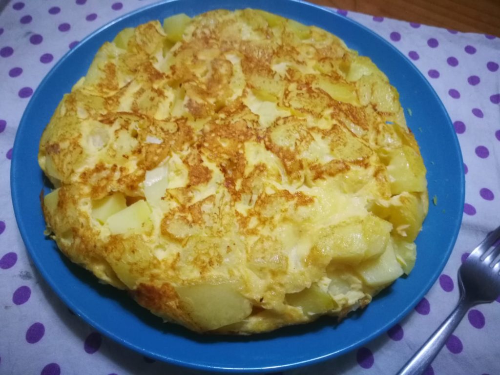 Frittata di patate in padella