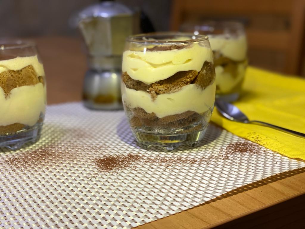 Tiramisù in bicchiere senza glutine