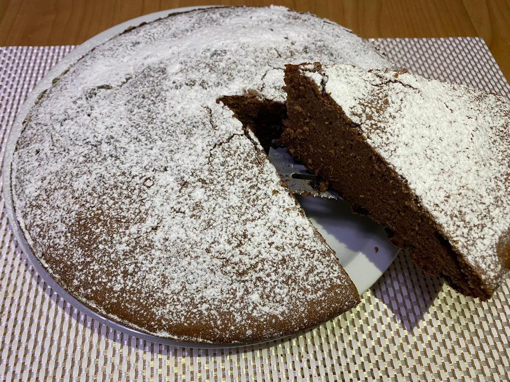 Torta di castagne e cioccolato senza glutine