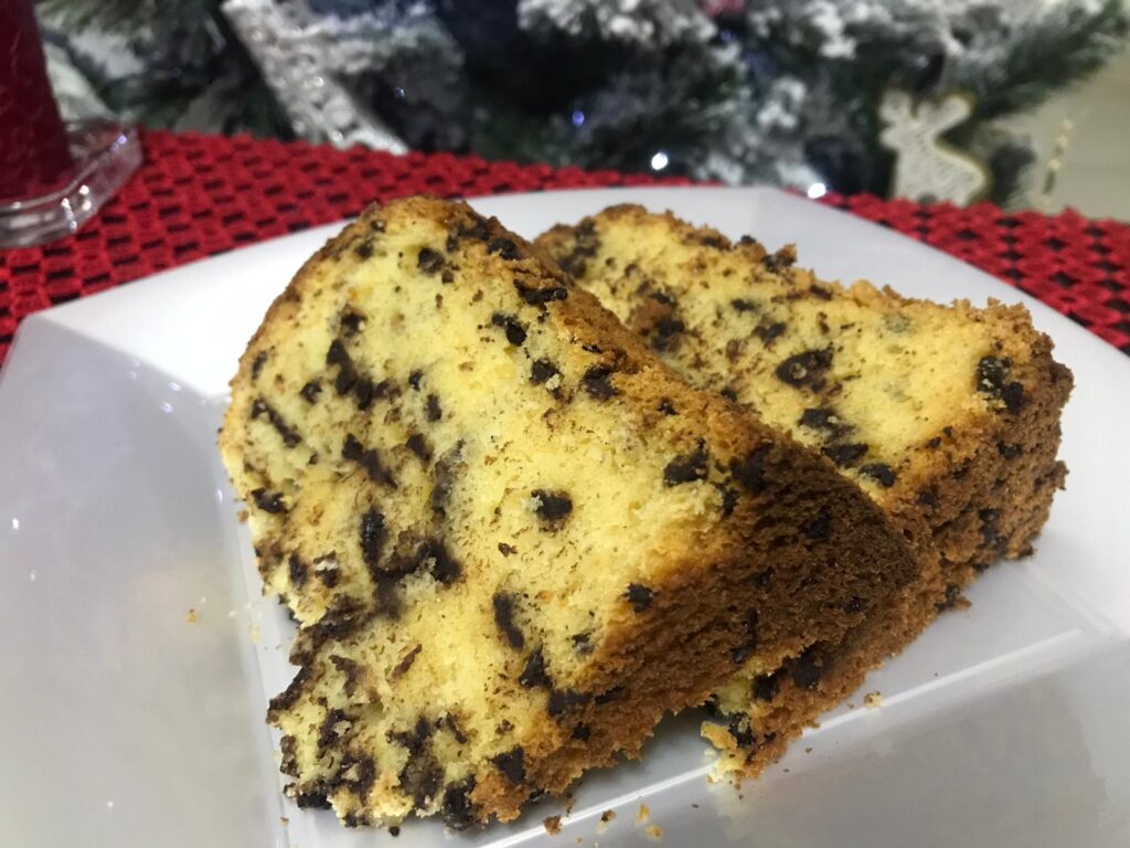 Panettone senza glutine con gocce di cioccolato