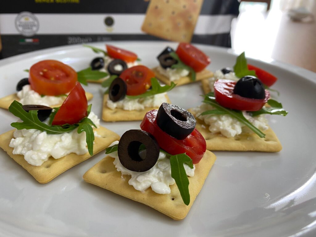 Stuzzichini con crackers senza glutine