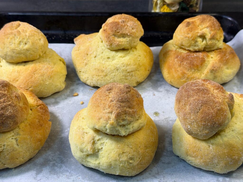 Brioche col tuppo senza glutine