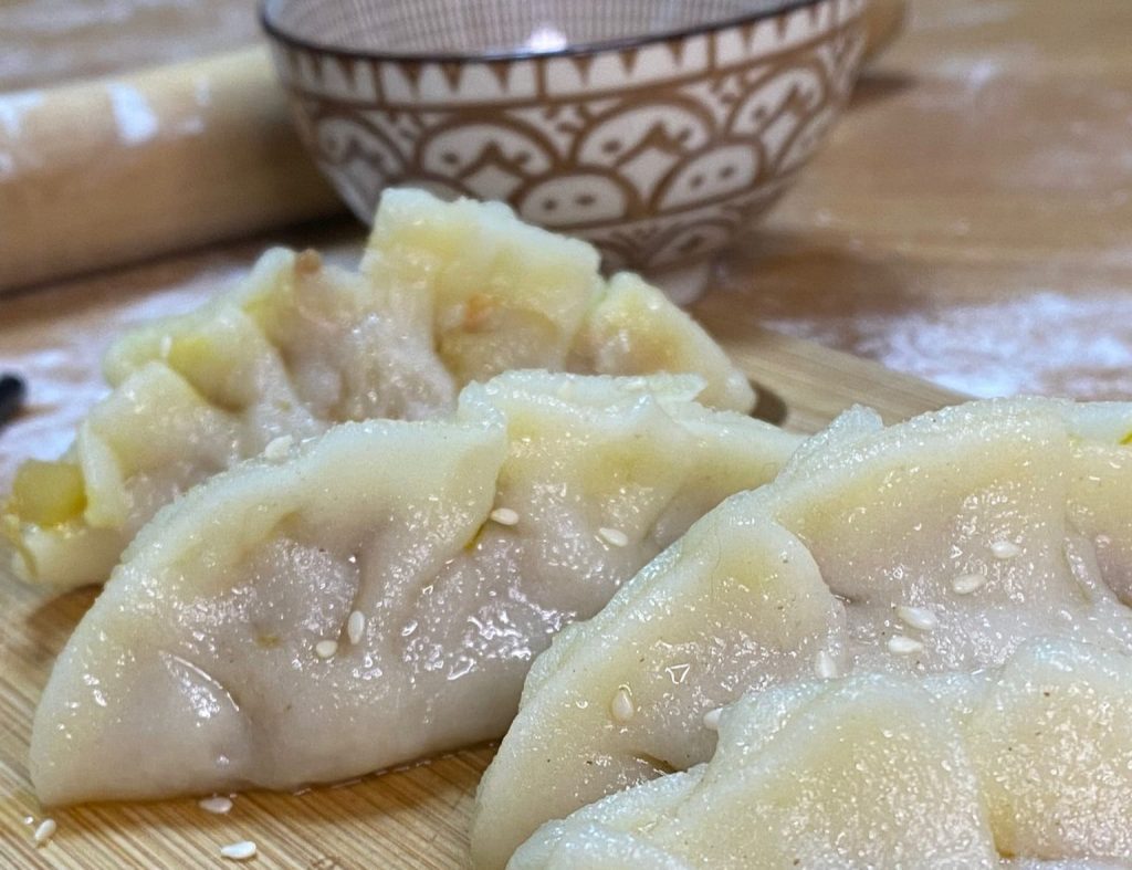 Gyoza senza glutine con verdure