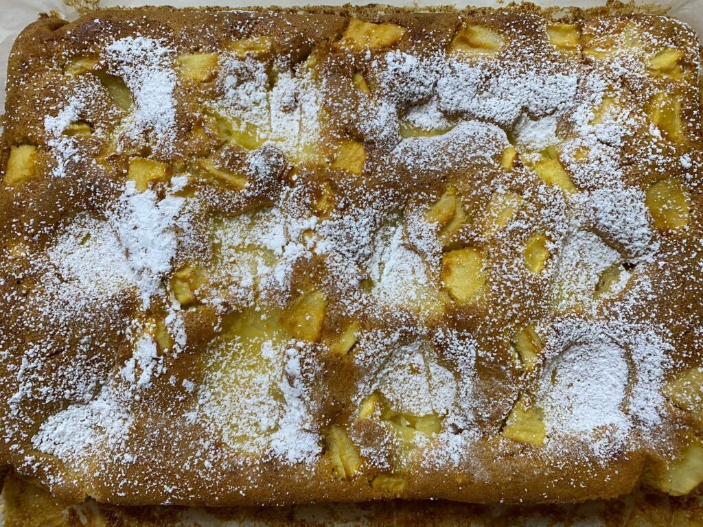 Torta di mele e crema pasticcera senza glutine