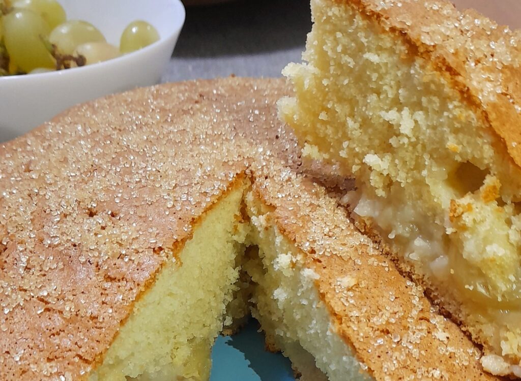 Torta senza glutine con uva