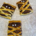 Mummie di Halloween sfoglia e cioccolato senza glutine