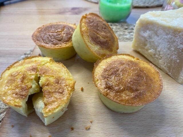 Tortini senza glutine al Parmigiano reggiano